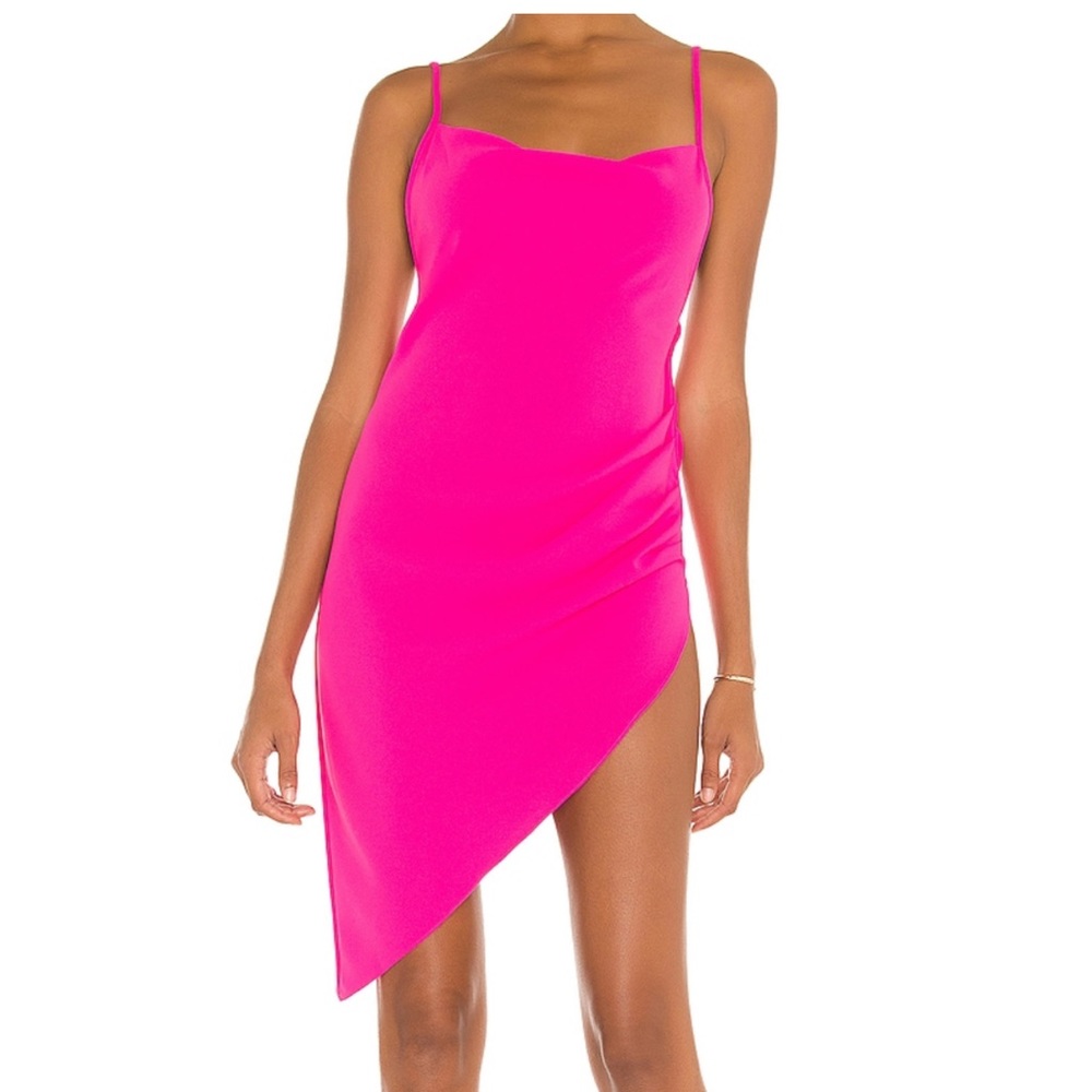Amanda Uprichard Janet Dress Hot Pink Small